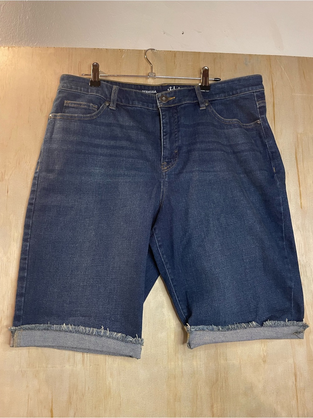 Style & Co. Dark Blue Denim Bermuda Shorts